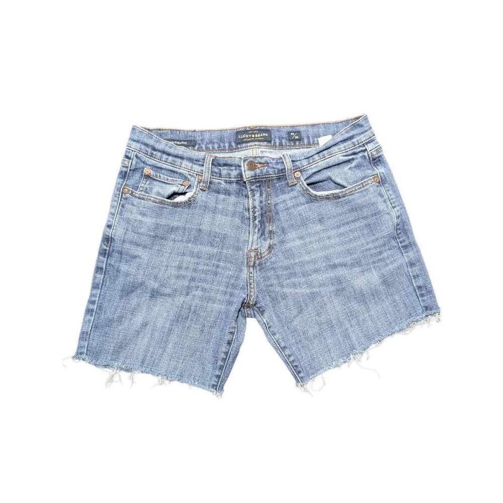 Lucky Brand 221 Straight by Gene Montesano Jeans Shorts Women's 32 USA